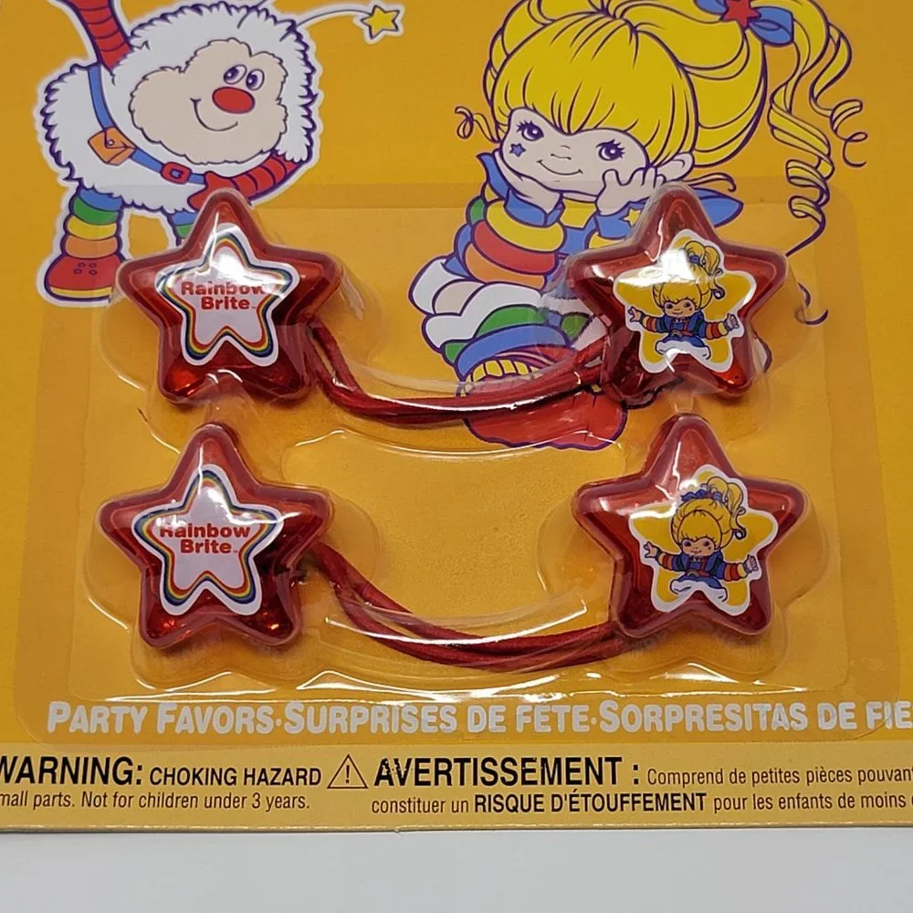 Hallmark Party Express Rainbow Brite Ponytail Holders Party Favors, 2 Packages